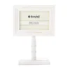 Whitewash Pedestal Picture Frame, (4" X 6")