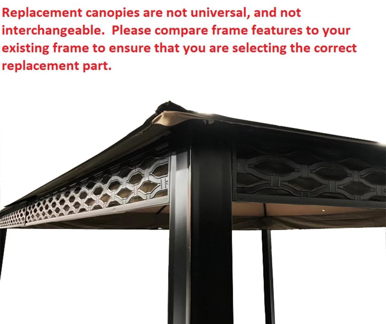 Pinehurst Gazebo Palm Leaves Replacement Canopy - Image 5