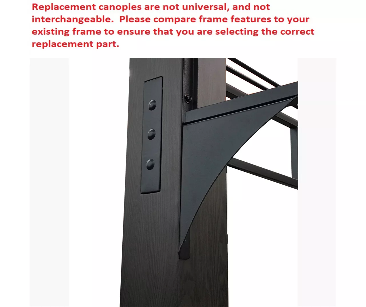 Shadow Creek Gazebo Beige Replacement Riplock Canopy & Side Mosquito Netting Set - Image 8