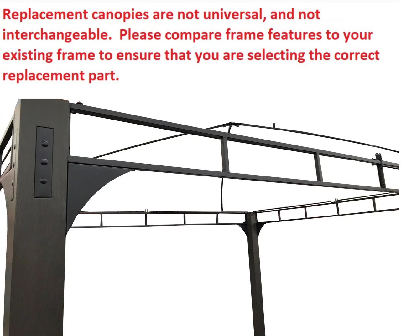 Shadow Creek Gazebo Beige Replacement Riplock Canopy & Side Mosquito Netting Set - Image 10