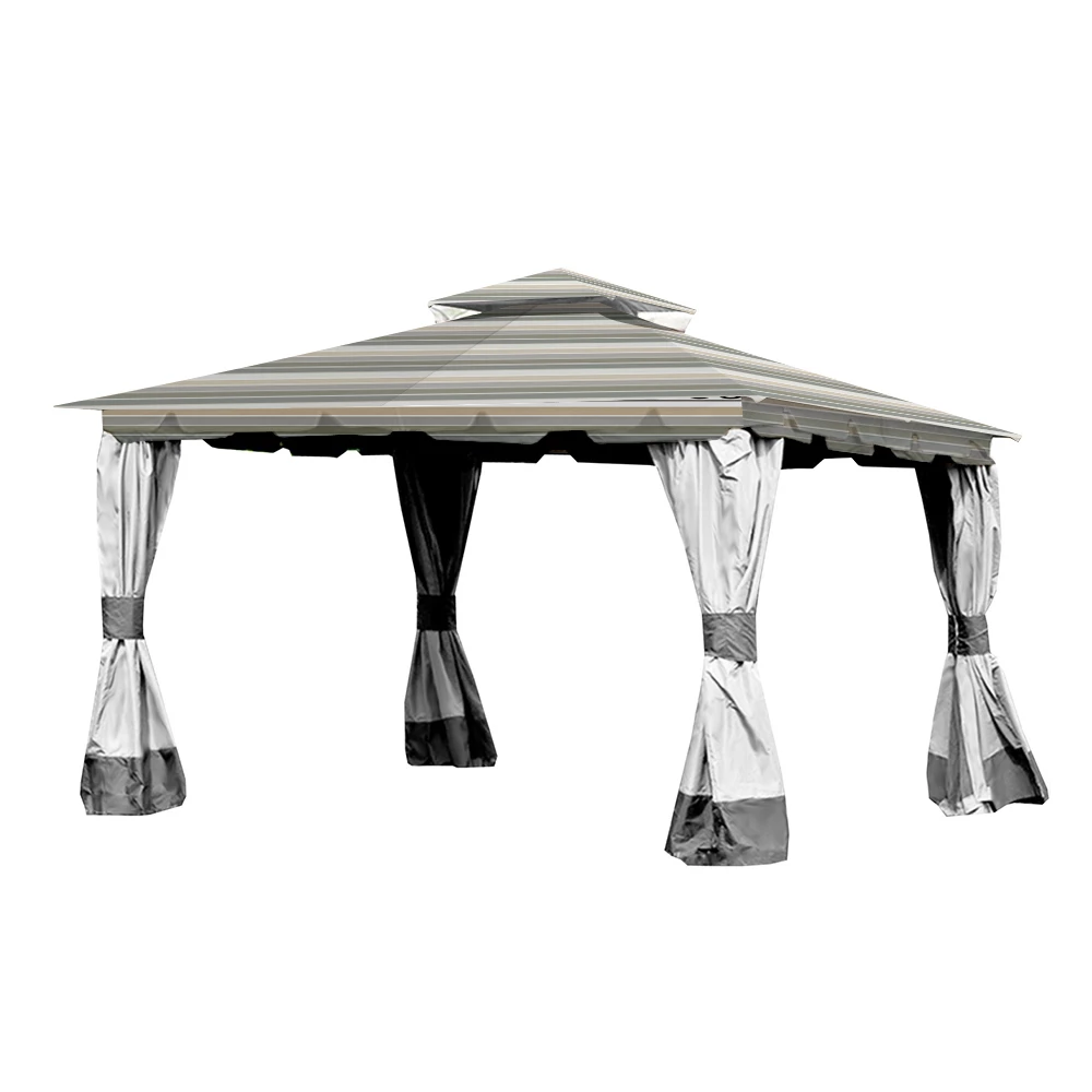 Monterey Gazebo Stone Stripe Replacement Canopy - Image 5