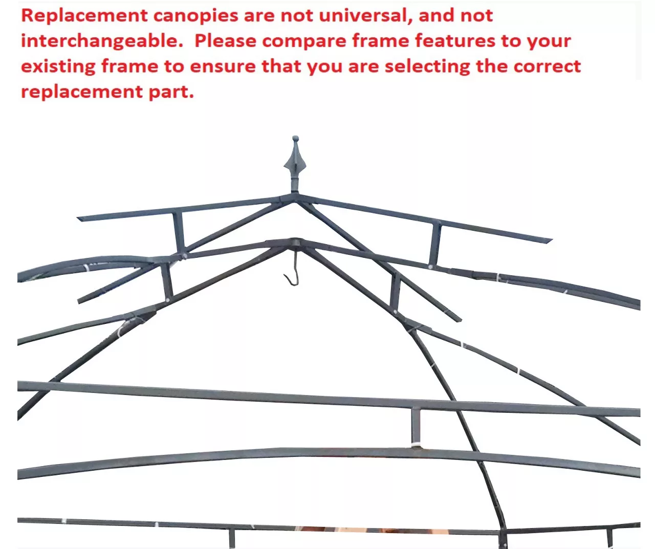 Newport Gazebo Replacement Riplock Canopy - Image 19