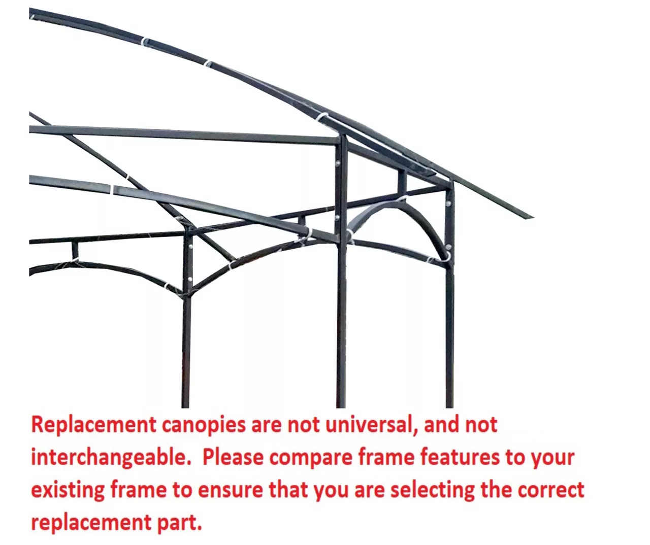 Newport Gazebo Replacement Riplock Canopy - Image 9