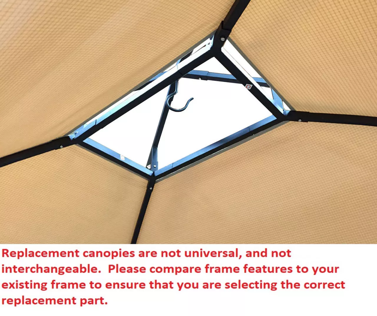 Windsor Grill Gazebo Palm Leaves Replacement Canopy - Image 12