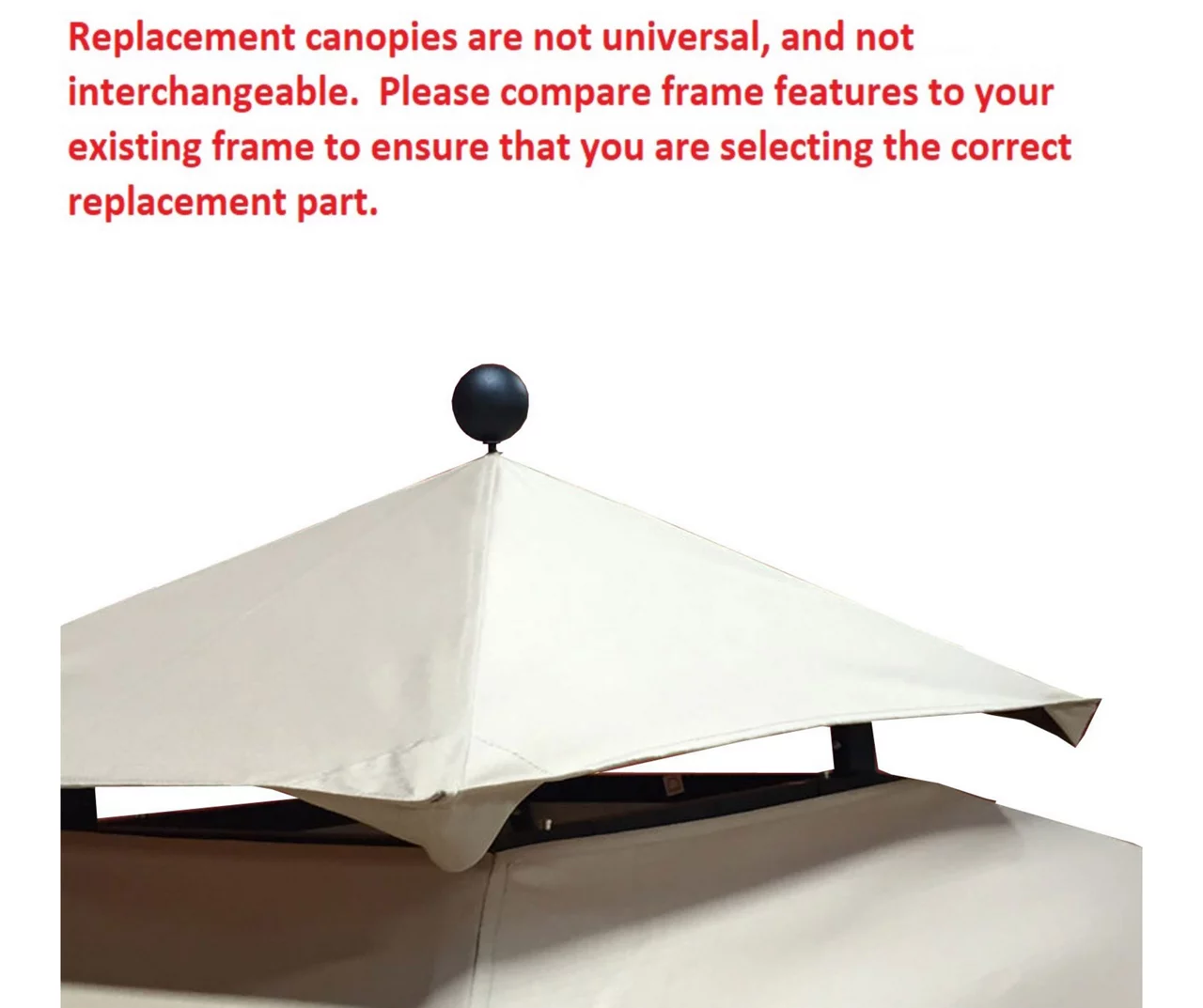 Windsor Grill Gazebo Palm Leaves Replacement Canopy - Image 15