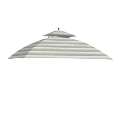 Windsor Grill Gazebo Stone Stripe Replacement Canopy