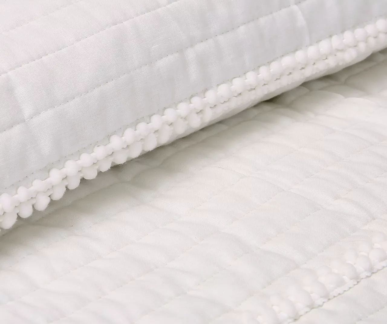 Pom-Pom Stripe 3-Piece Quilt Set - Image 11