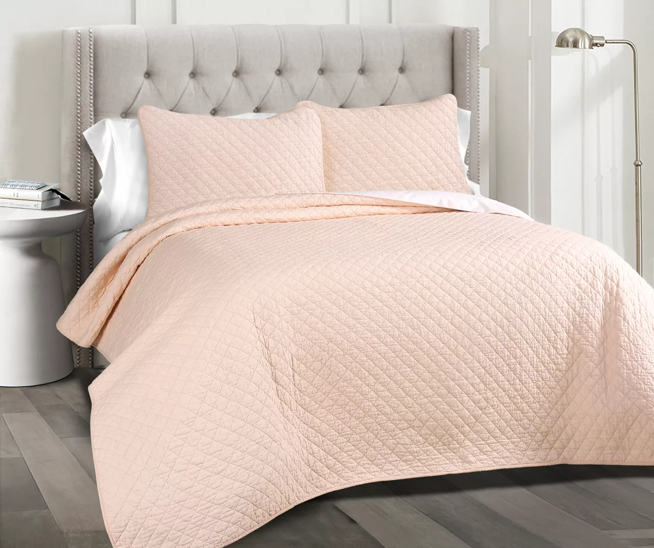 Ava Diamond-Quilted 3-Piece Quilt Set - Image 9