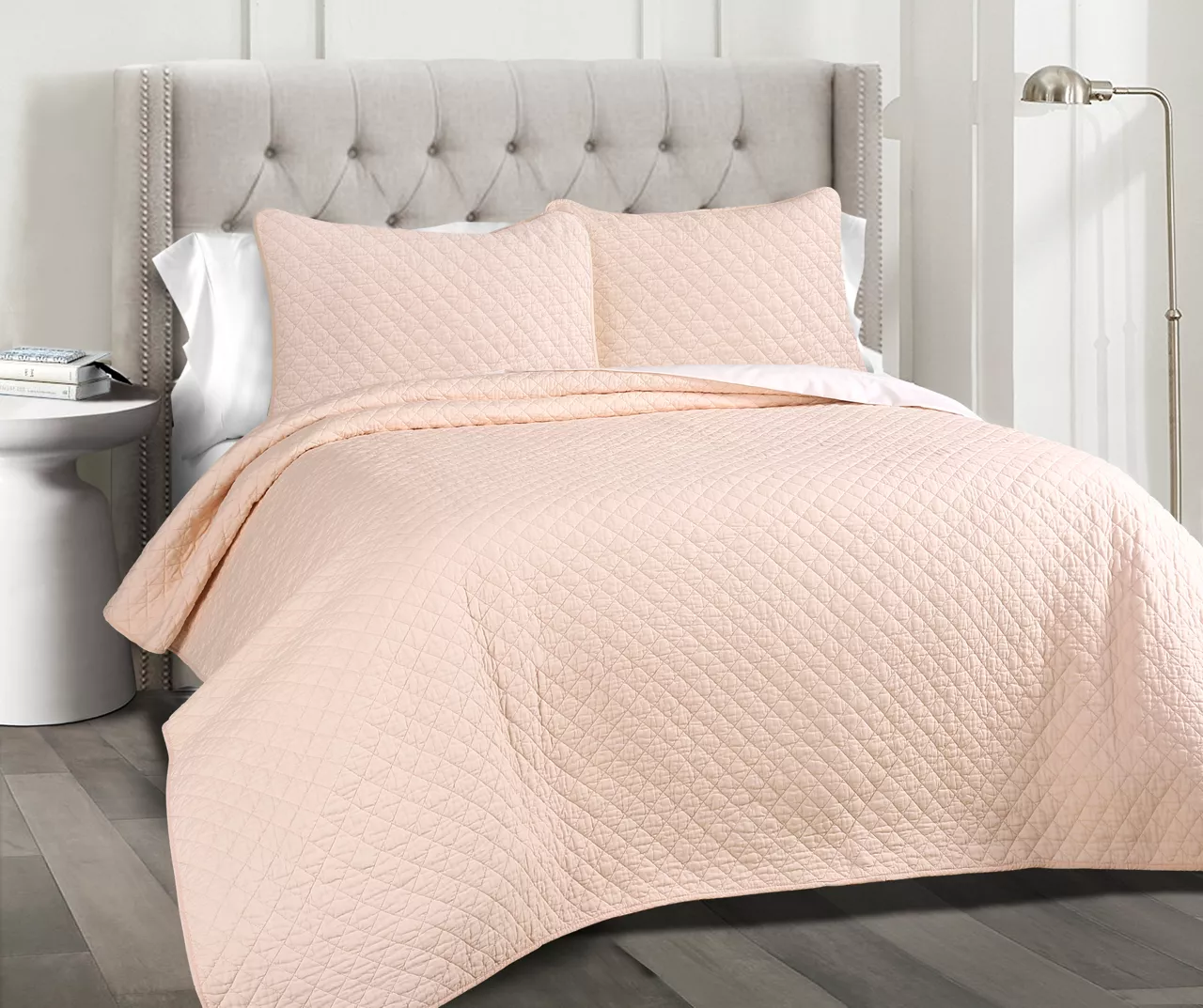 Ava Diamond-Quilted 3-Piece Quilt Set - Image 8