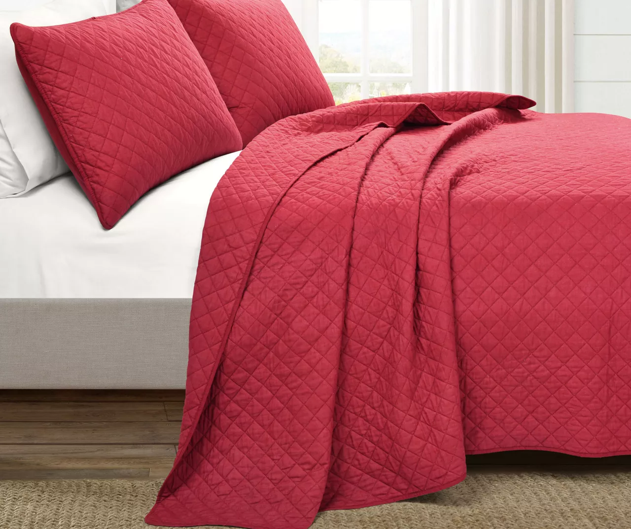 Ava Diamond-Quilted 3-Piece Quilt Set - Image 19