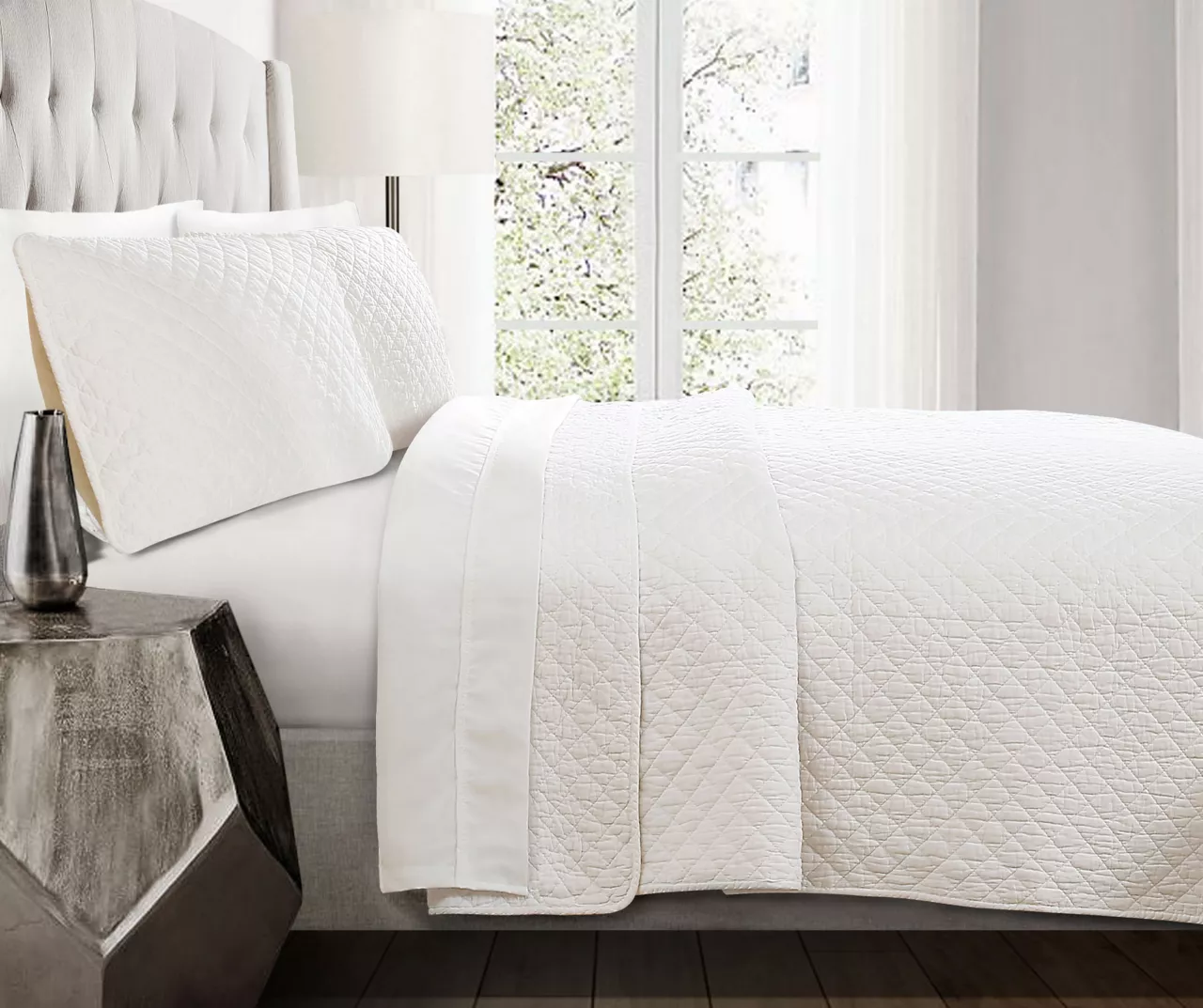 Ava Diamond-Quilted 3-Piece Quilt Set - Image 14