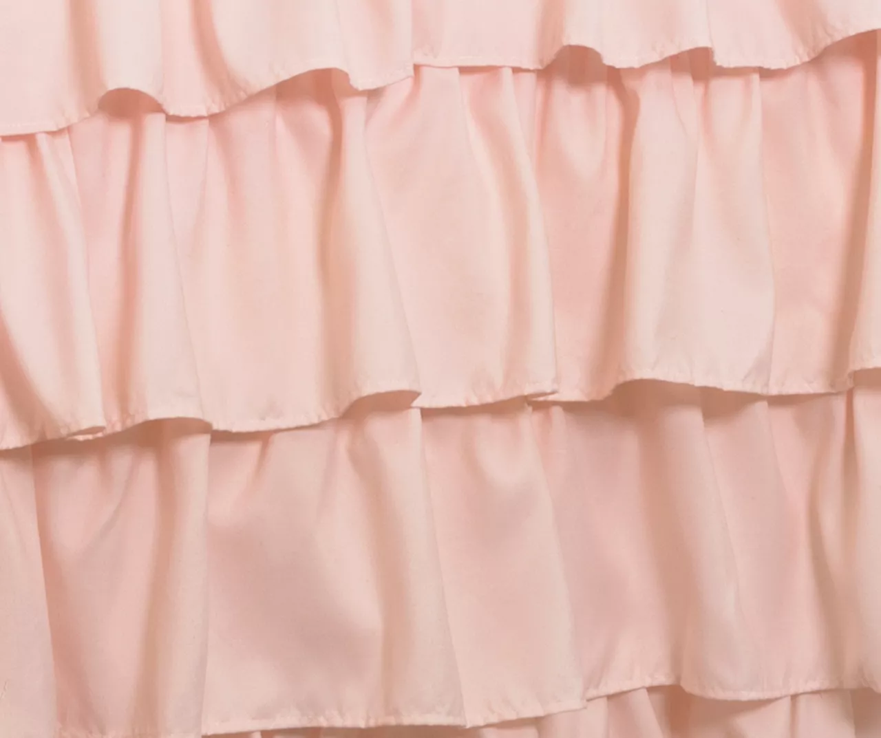 White & Pink Flutter Butterfly Ruffle Reversible Twin 2-Piece Quilt Set - Image 2