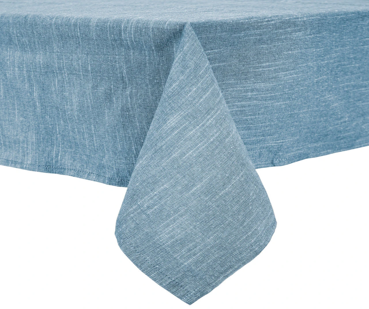 Cuisinart Corsair Blue Texture-Stripe Fabric Tablecloth - Image 2