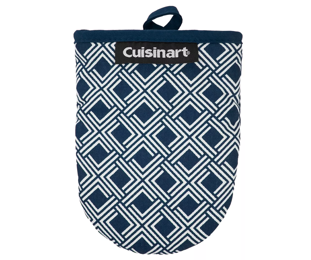 Cuisinart Corsair Blue & White Geometric Mini Oven Mitt, 2-Pack - Image 2