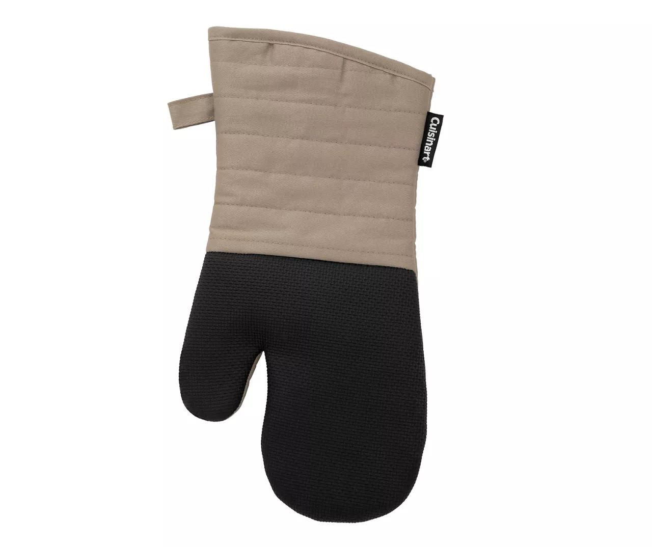 Cuisinart Irish Cream Tan & Black Oven Mitt & Pot Holder Set - Image 2