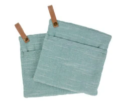 Cuisinart Oil Blue Teal Streaked Pot Holder, 2-Pack