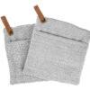 Cuisinart High-Rise Gray Texture-Stripe Holder, 2-Pack