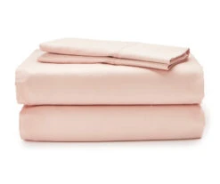 Peach 1000-Thread Count Full 4-Piece Sheet Set