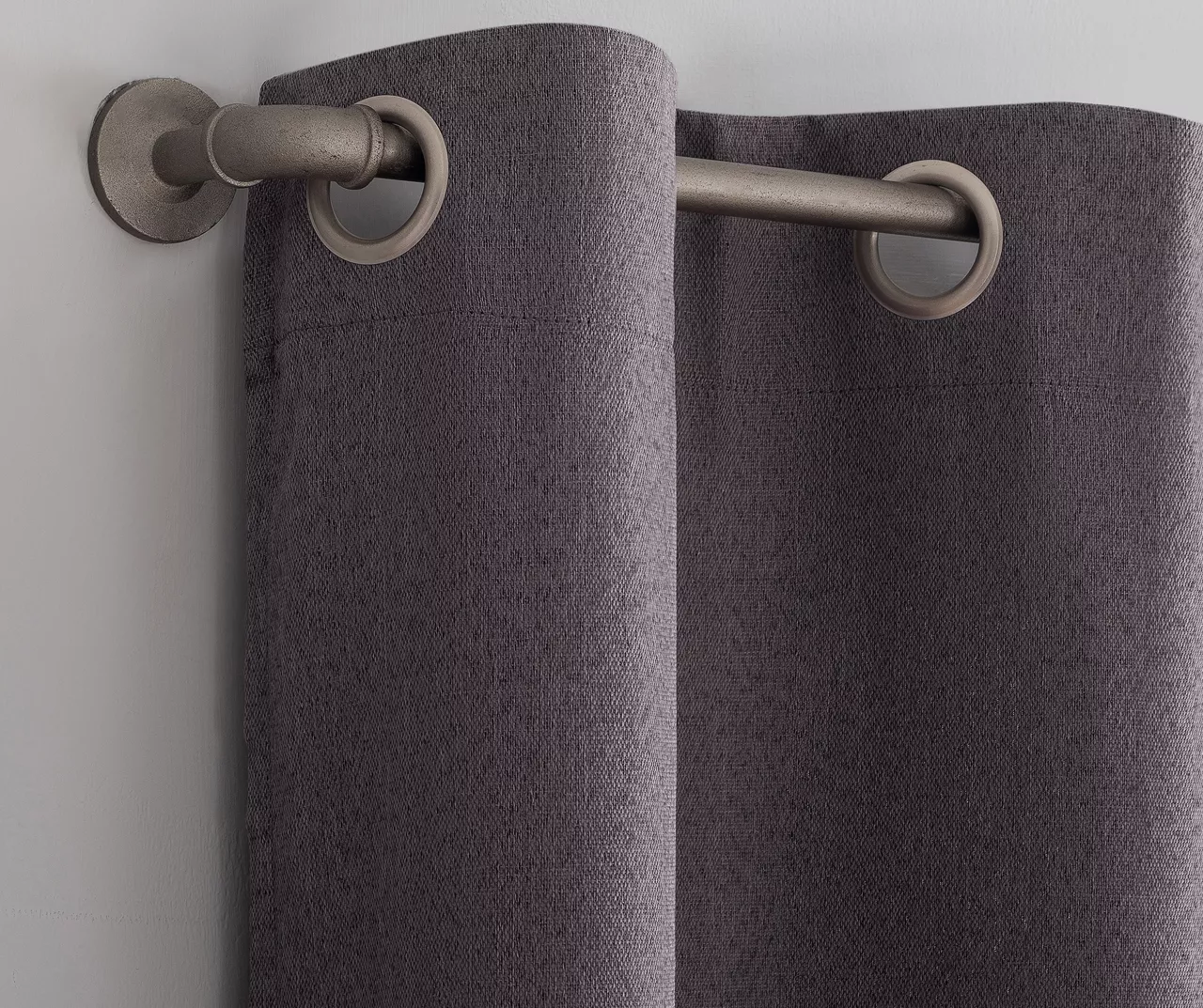 Baylor Dusty Fig Room-Darkening Grommet 4-Piece Curtain Panel Set, (84") - Image 2