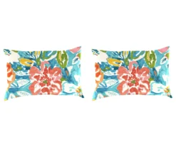 Sun River Sky Outdoor Throw Pillows, 2-Pack