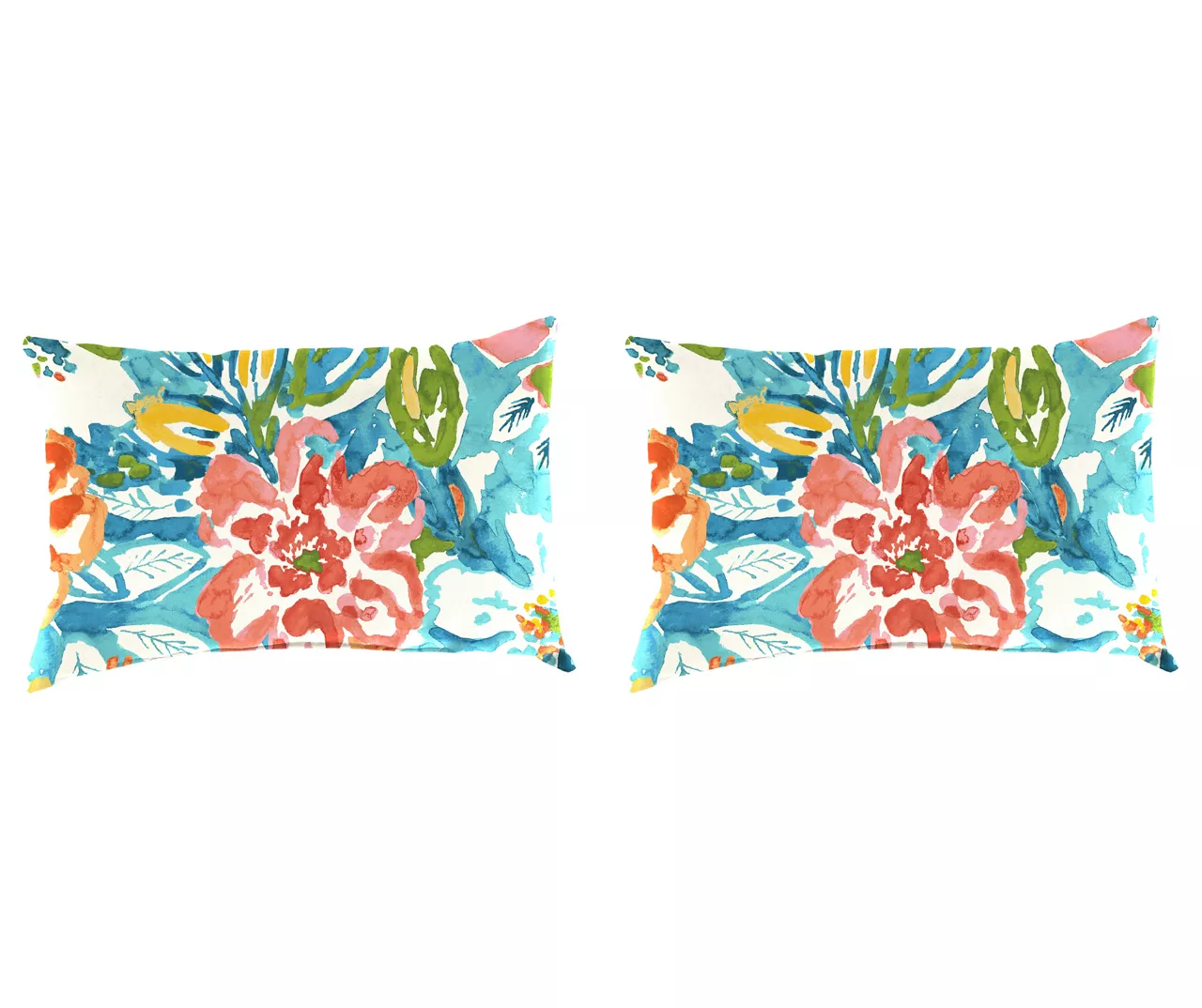 Sun River Sky Outdoor Throw Pillows, 2-Pack