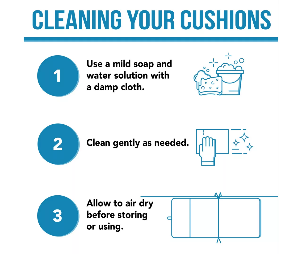 Sea Coral Turquoise French Edge Outdoor Chair Cushion - Image 15