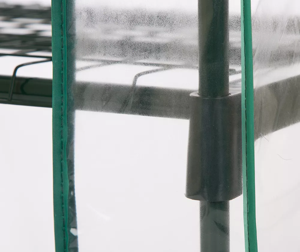 74.75" PVC & Metal 5-Tier Mini Greenhouse - Image 3