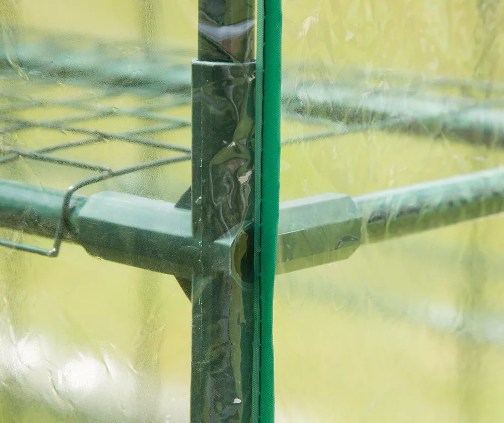 84.25" PVC & Metal 6-Shelf Walk-In Greenhouse - Image 4