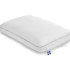 White Quilted Memory Foam Pillow