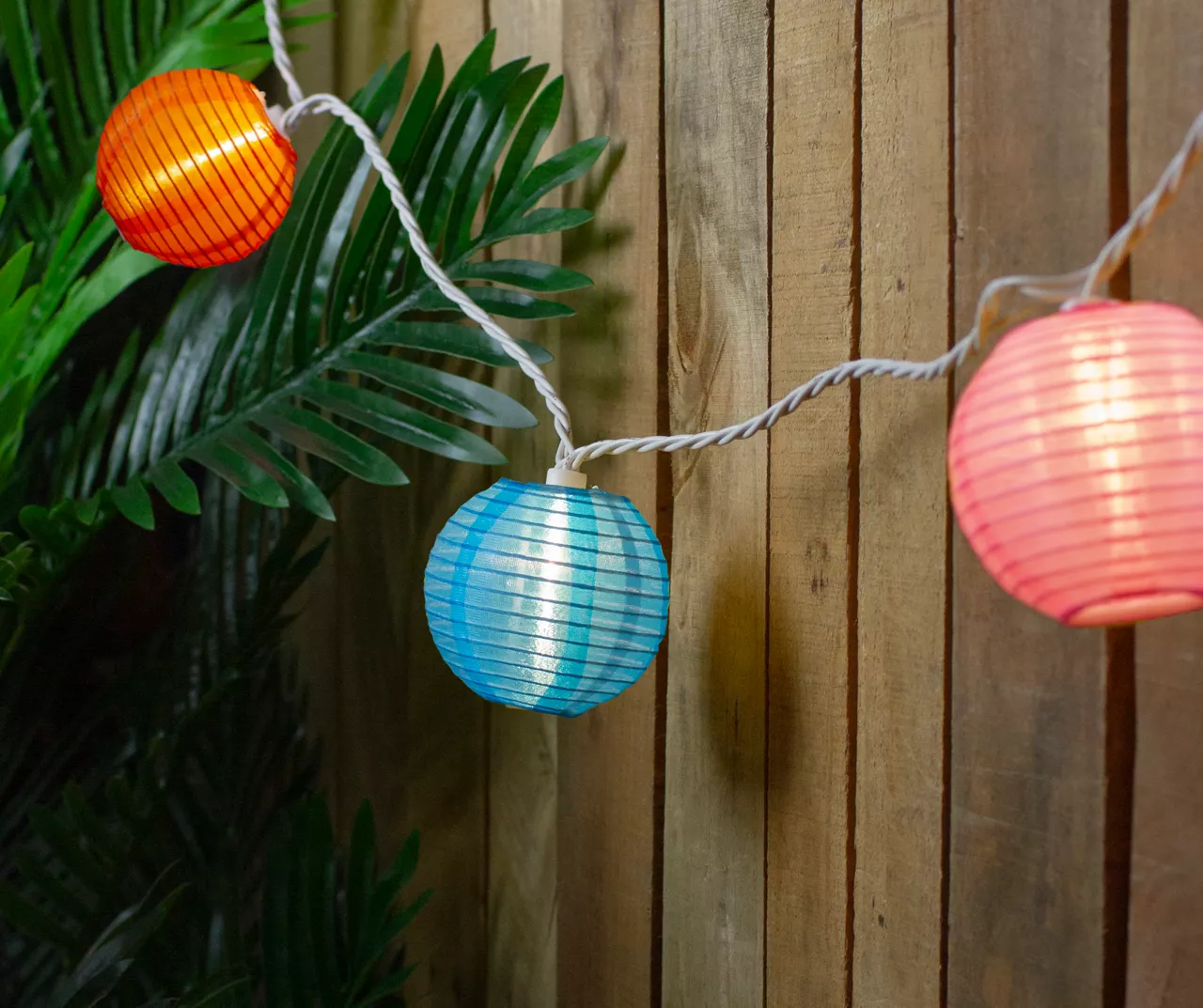 Northlight Multi-Color Paper Lantern Mini Light Set - Image 2