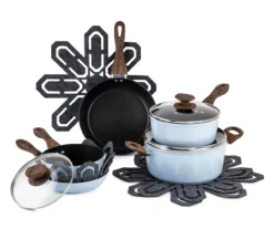 Blue Solstice 12-Piece Nonstick Cookware Set