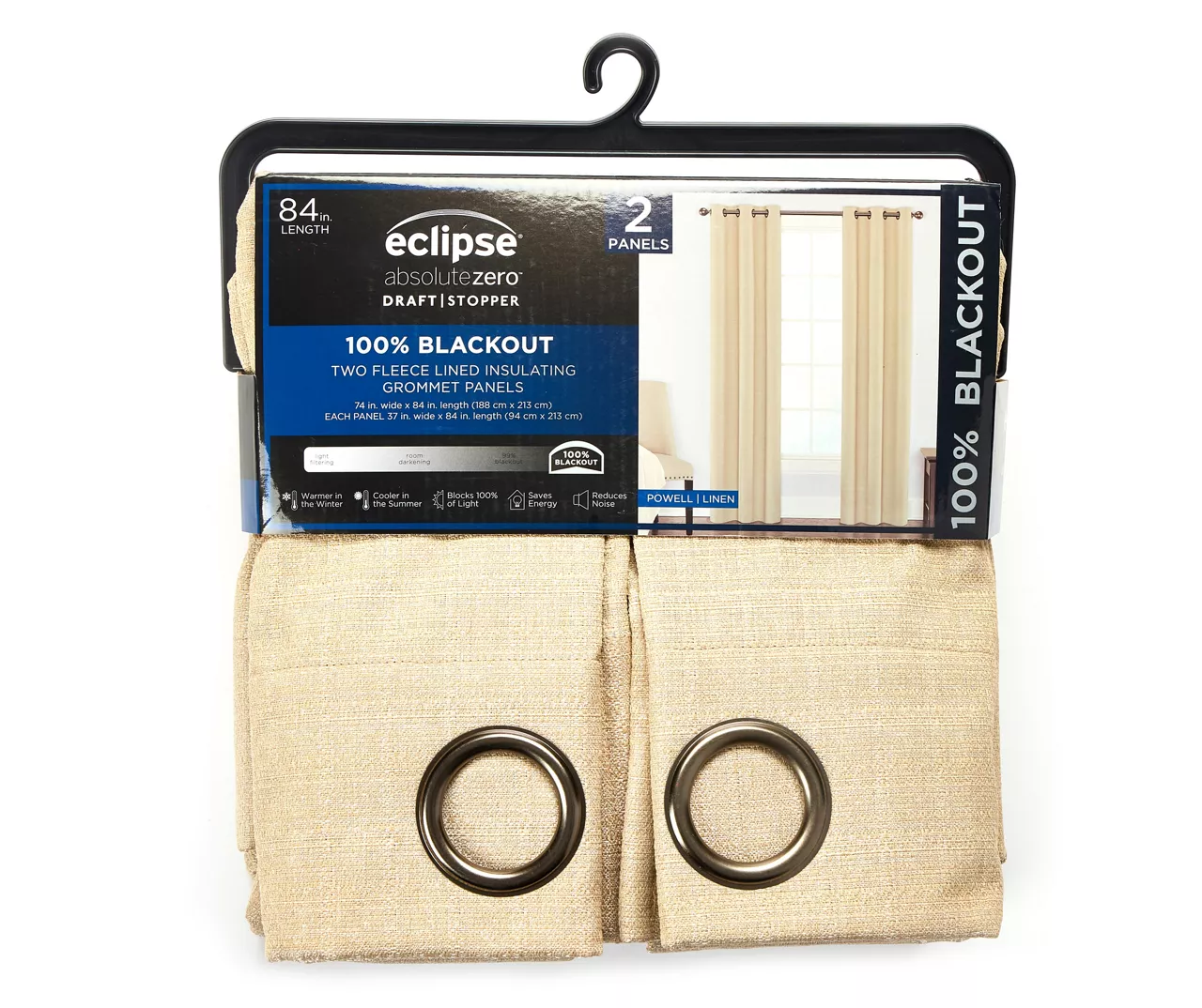 Eclipse Powell Blackout Grommet Curtain Panel Pair - Image 8