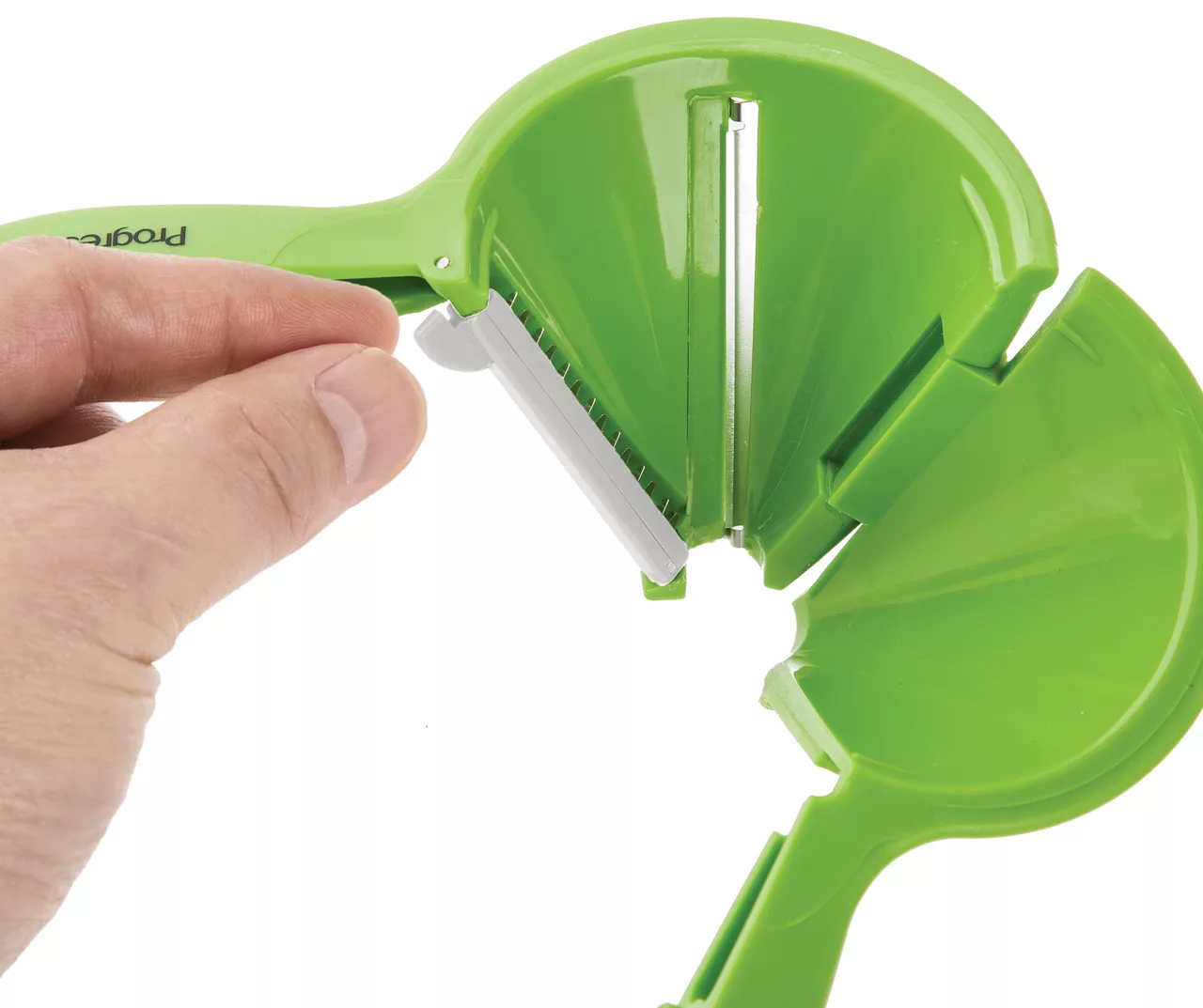 Green Veggie Spiralizer With Handle - Image 3