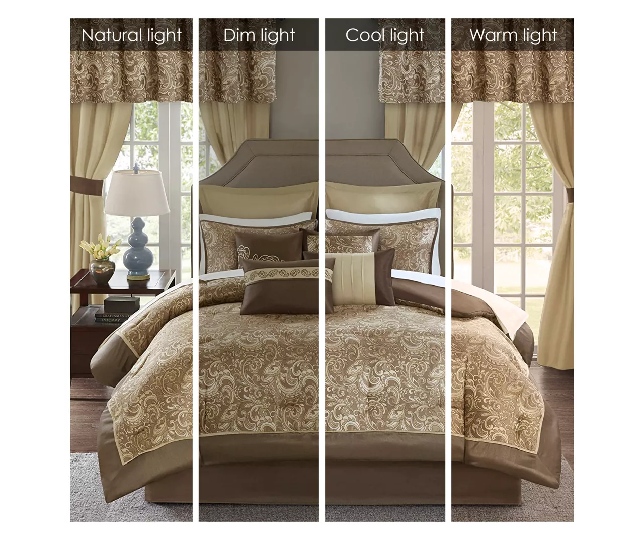 Isabella Paisley Room-in-a-Bag 24-Piece Bedroom Set - Image 6