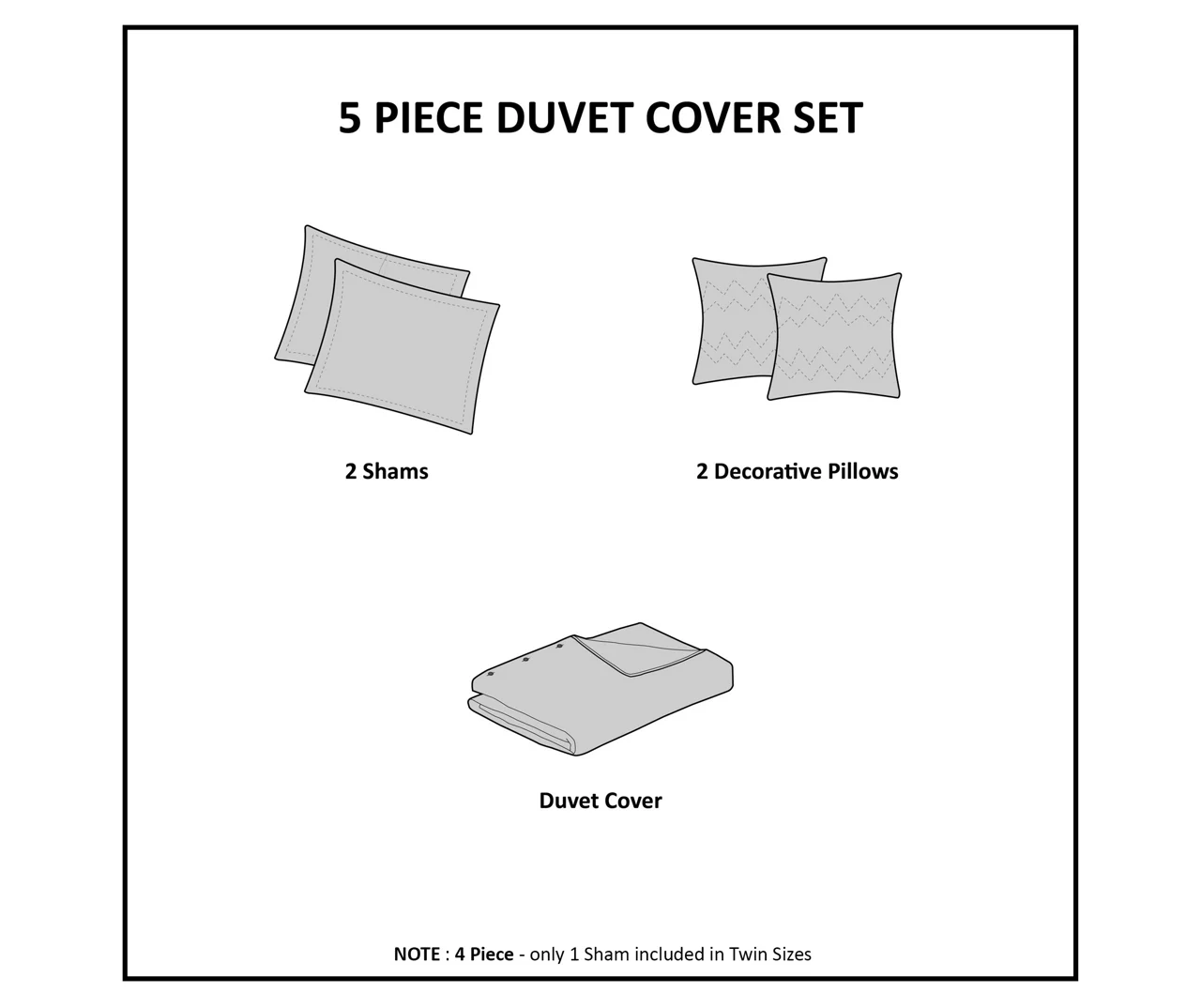 Hannah White & Black Floral Duvet Cover Set - Image 12