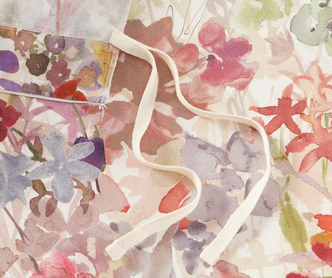 Julia Watercolor Floral Duvet Cover Set - Image 10