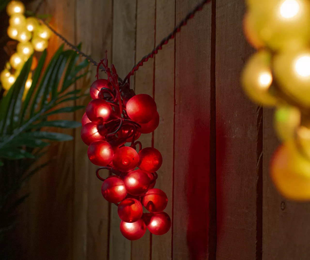 Northlight Red & Green Grape Cluster Light Set, 5-Count - Image 2