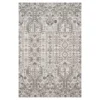 Summertime Ivory & Gray Geometric Ornamental Outdoor Area Rug, (8' X 10')