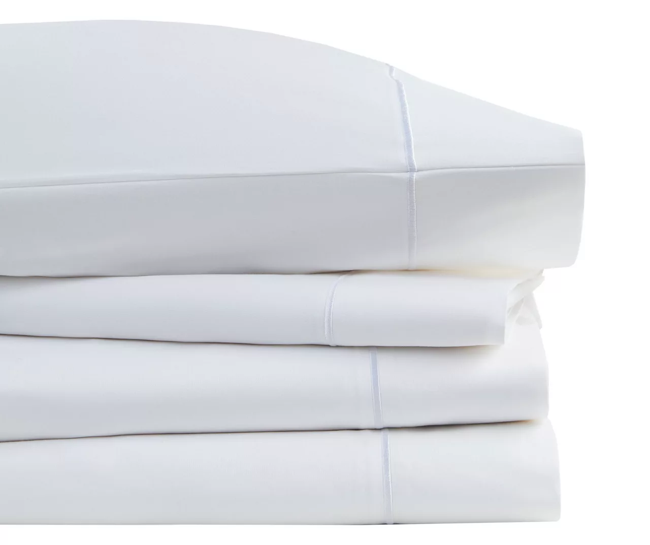 White 600-Thread Count Pima Cotton King 4-Piece Sheet Set - Image 6