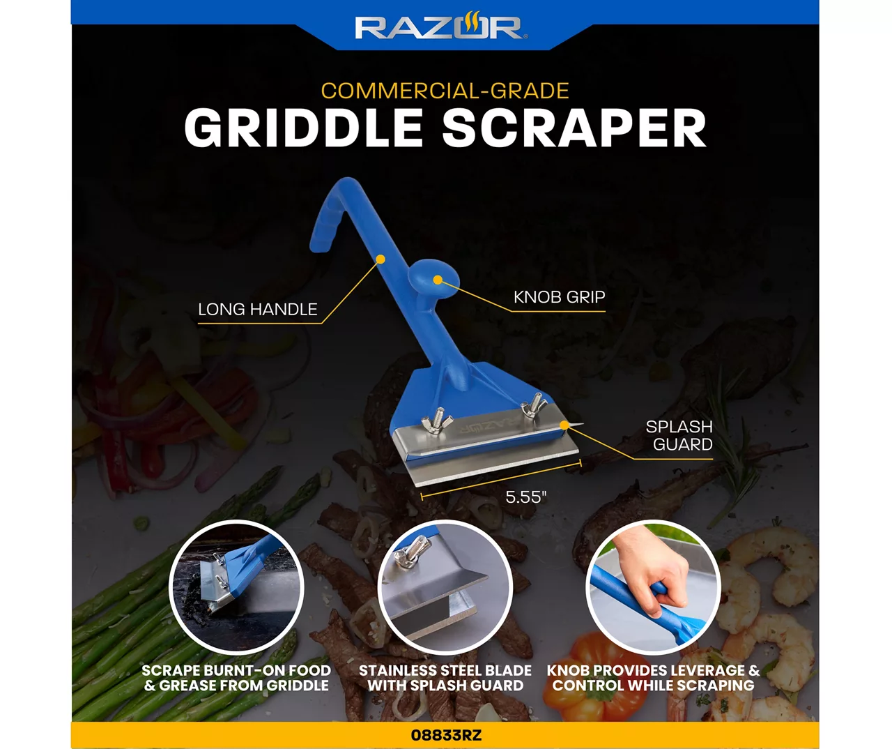 RAZOR Commercial-Grade Griddle Scraper - Image 5