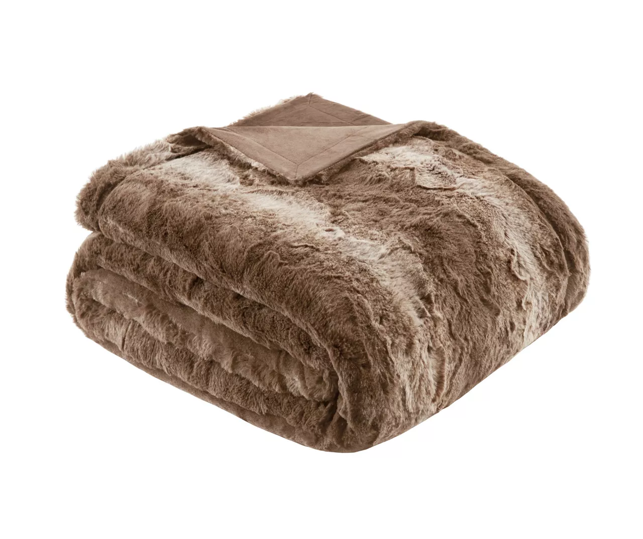 Marselle Stripe Oversize Faux Fur Throw, (60" X 70") - Image 20