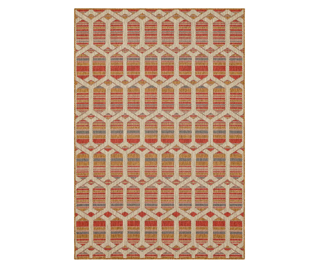 Mohawk Home Cabana Geo Rust Area Rug - Image 2