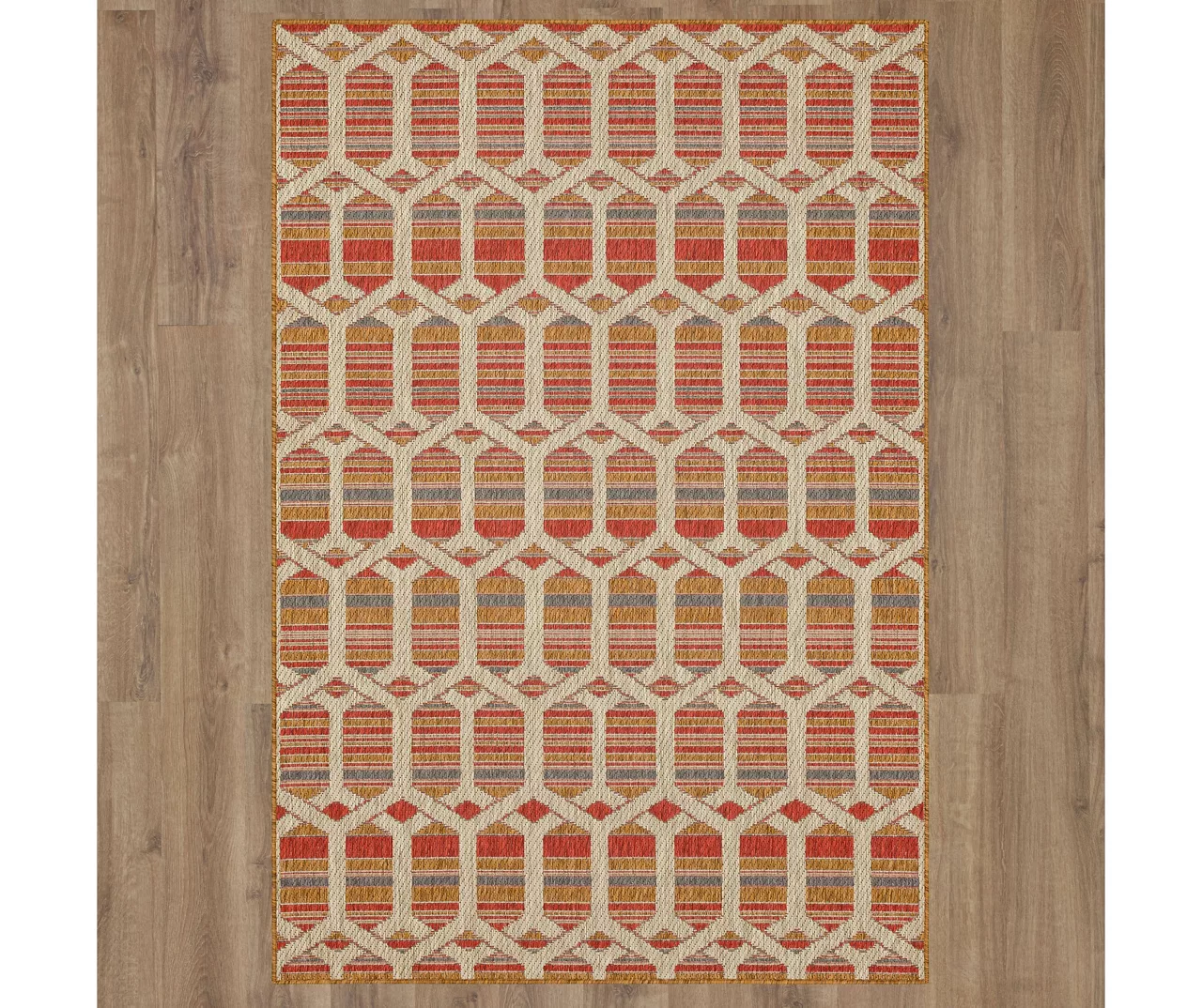 Mohawk Home Cabana Geo Rust Area Rug - Image 12
