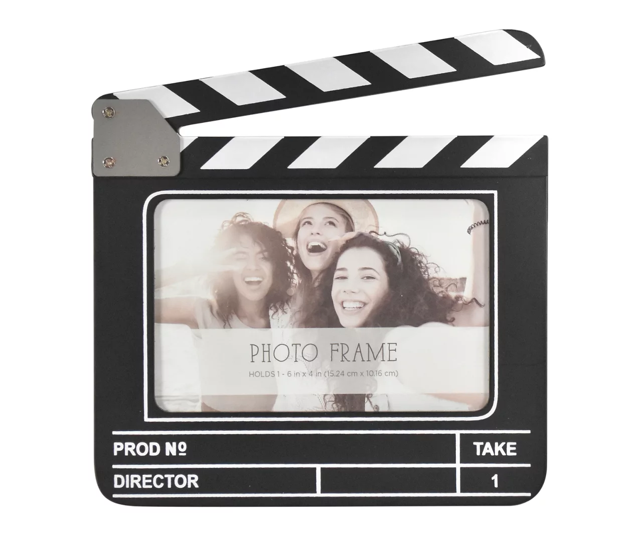 Black Clapperboard Picture Frame, (4" X 6")