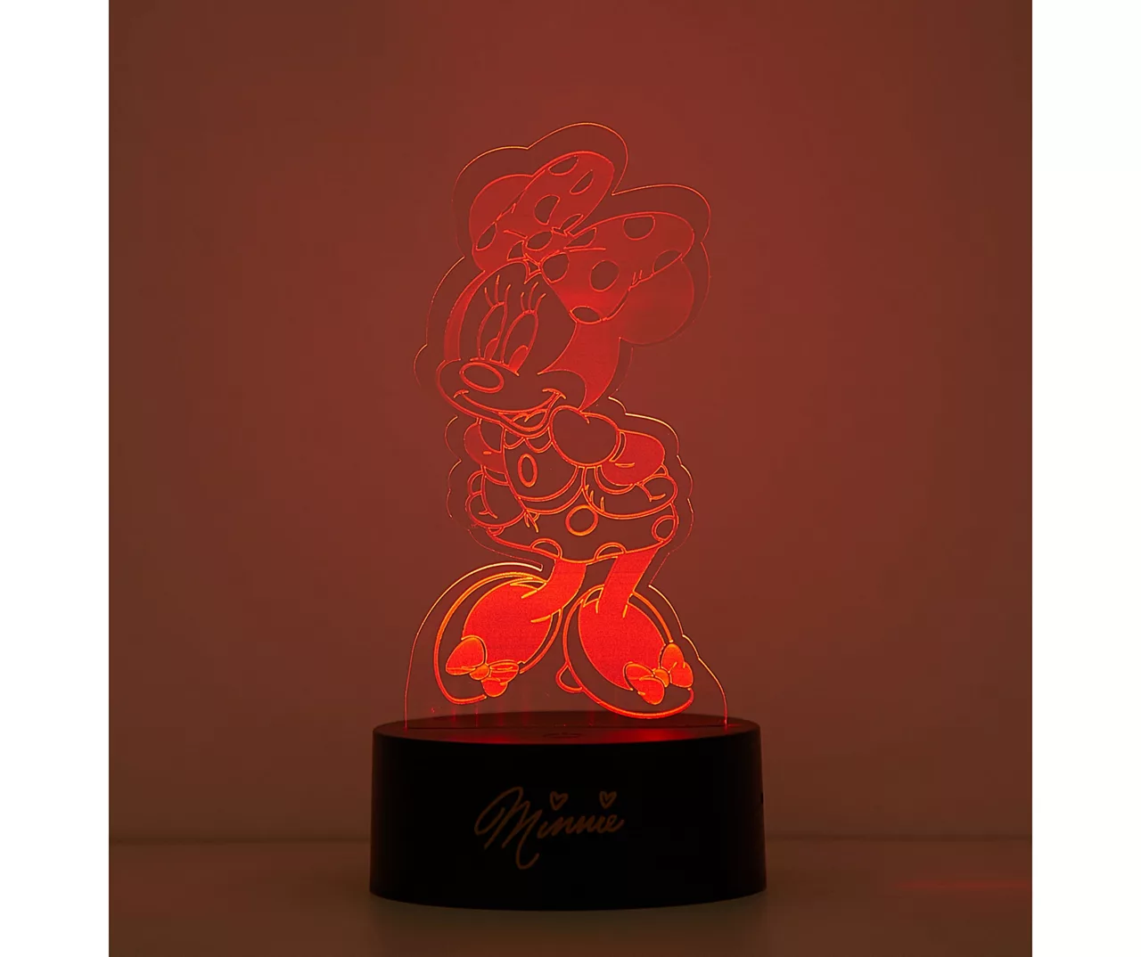 Disney Minnie Mouse Multi-Color Acrylic Lamp - Image 2