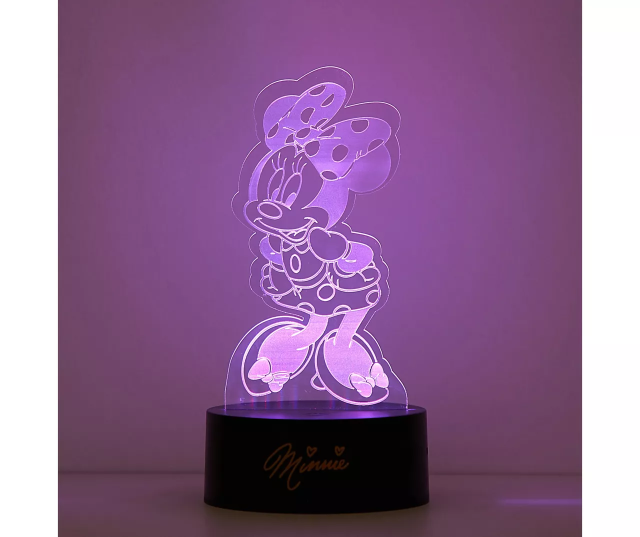 Disney Minnie Mouse Multi-Color Acrylic Lamp - Image 6