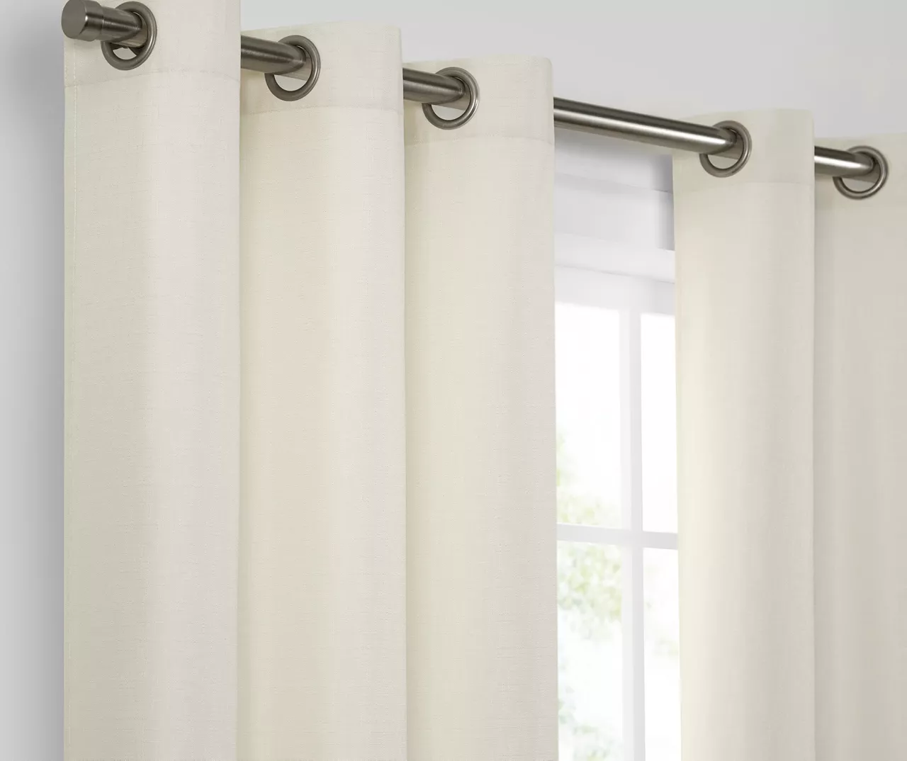 Kendall Ivory Blackout Grommet Curtain Panel, (84") - Image 4