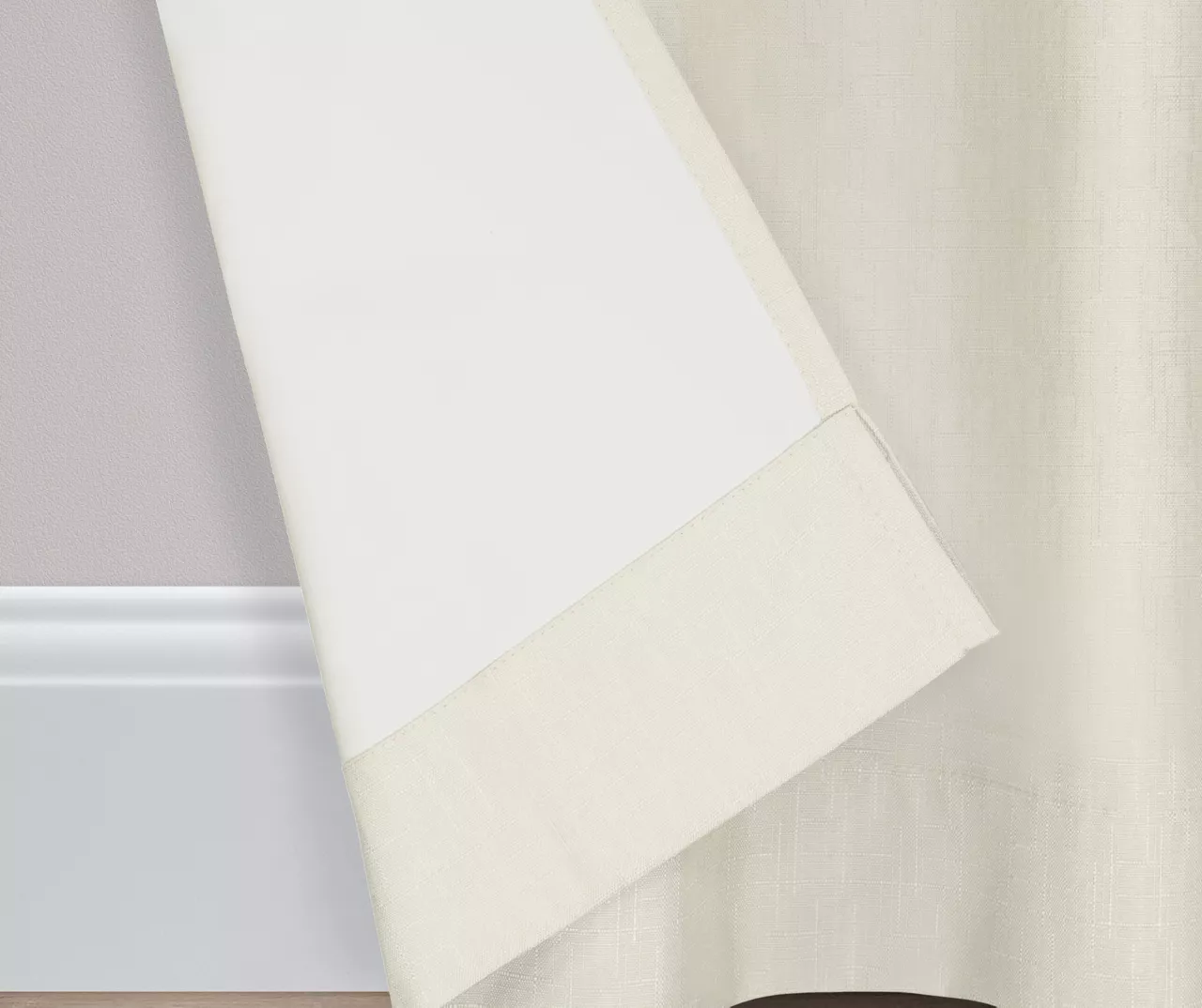 Kendall Ivory Blackout Grommet Curtain Panel, (84") - Image 5