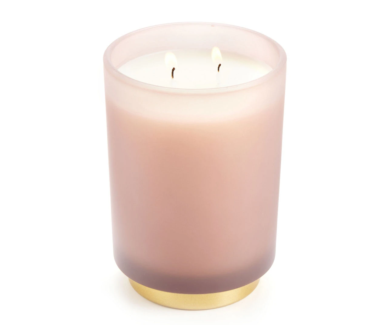 Homeward Sandalwood Fig 2-Wick Frosted Glass Candle, 18 Oz. - Image 2