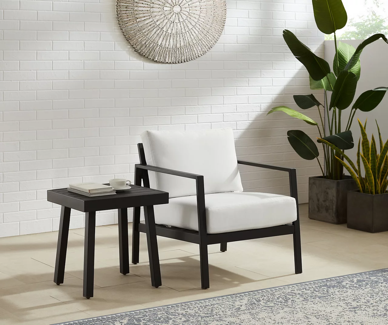 Marcy Metal Cushioned Patio Lounge Chair - Image 11